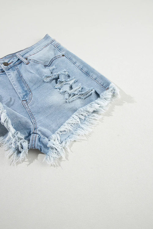 Hannah's Essential High Waist Denim Shorts