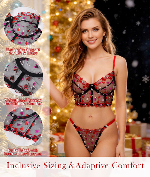 Sweetheart Delights Lingerie Set