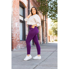 Ready to Ship | The Kinsley Purple Full Length Leggings