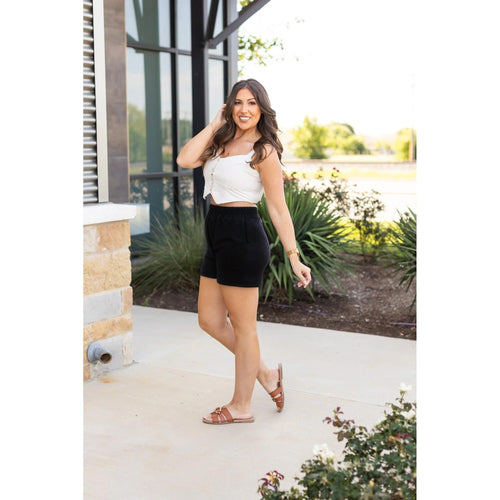 Lucy's Easy Relaxed Pocket Fleece Shorts