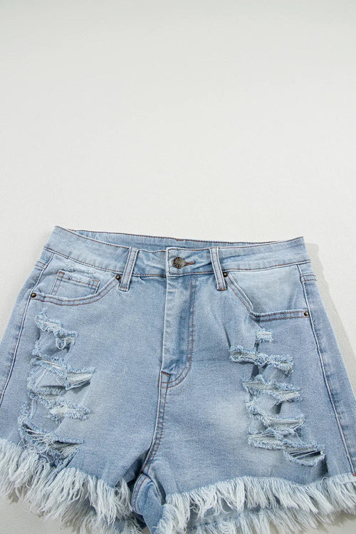 Hannah's Essential High Waist Denim Shorts