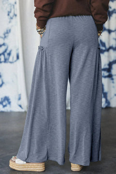 Lila's Flirty Frill Wide Leg Pants Delight