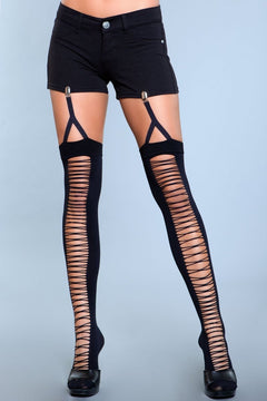 Empower Your Style with Clip-On Thigh Highs