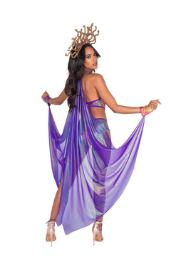 Gorgon Goddess Glamour Costume Ensemble