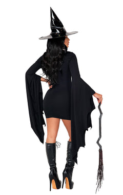 Coven’s Charm: Lace-Up Witch Ensemble