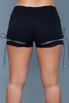 Jade's Adventure-Ready High-Waisted Denim Shorts