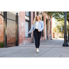 Ready to Ship | The Alana - 7/8 Ankle Length BLACK Leggings with Pockets