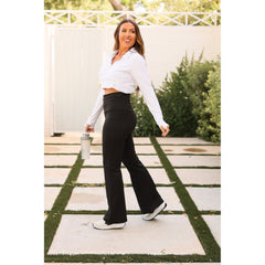 Ready to Ship | The Deluxe Paige Fold-over, Sculpting Leggings - Luxe Leggings by Julia Rose®