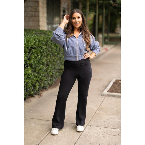 Hannah's Trendy Bootcut Fold Over Delight