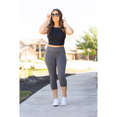 Ready to Ship | The Dani - Charcoal CAPRI with POCKETS