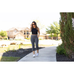 Ready to Ship | The Dani - Charcoal CAPRI with POCKETS