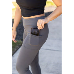 Ready to Ship | The Dani - Charcoal CAPRI with POCKETS