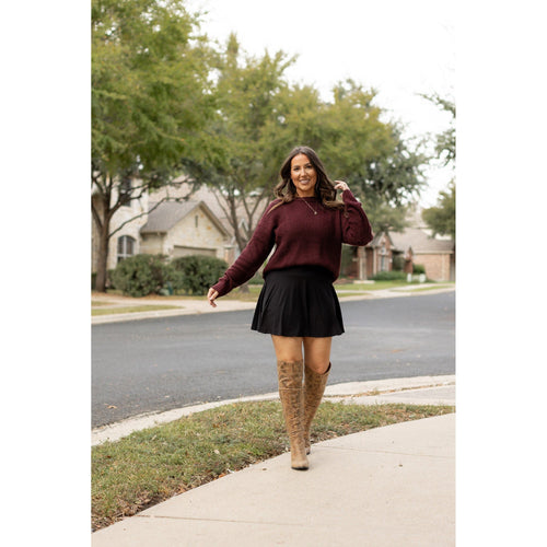 Ready to Ship | The Brielle Black Skort