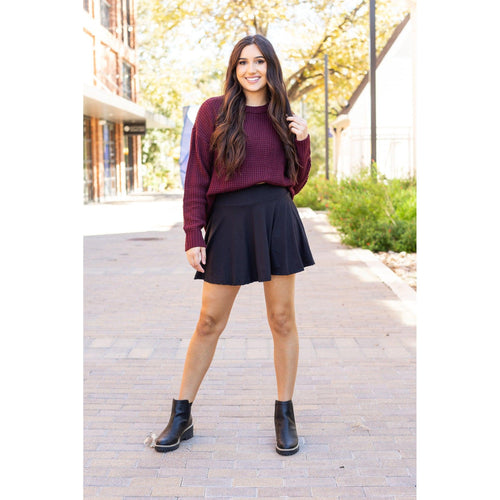 Ready to Ship | The Brielle Black Skort
