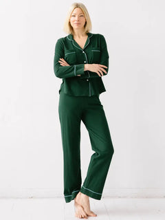Classic Luxury Pajamas in Brushed Pima Cotton
