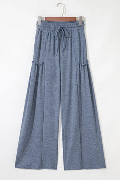 Lila's Flirty Frill Wide Leg Pants Delight