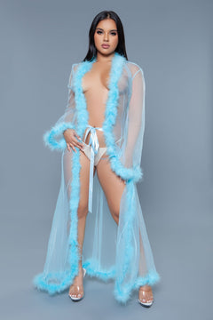 BW1650 Marabou Robe