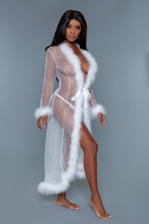 BW1650 Marabou Robe