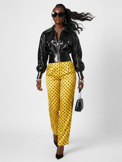 Black Motorcycle Style Jacket For Women, East Village, BYMANYC New York.