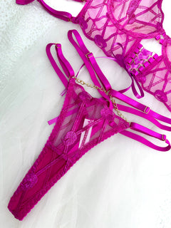 Adriana Rose Pink Adjustable Set