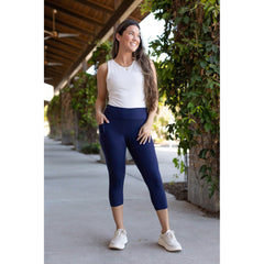 Ready to Ship | The Nova - Navy CAPRI with Pocket