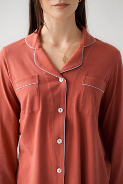 Classic Luxury Pajamas in Brushed Pima Cotton