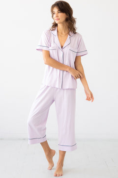 SALUA Classic Capri Pajamas in Pima Cotton