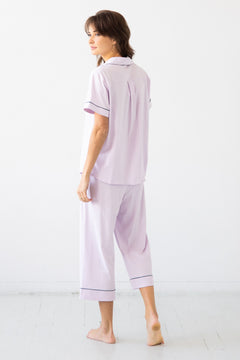 SALUA Classic Capri Pajamas in Pima Cotton
