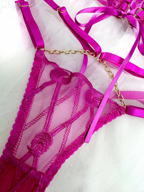 Adriana Rose Pink Adjustable Set