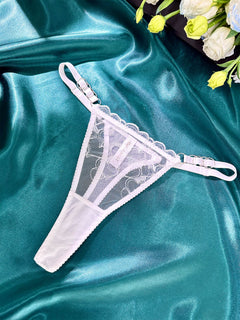 White Embroidery Lingerie Set