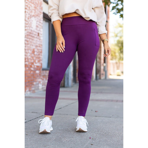 Ready to Ship | The Kinsley Purple Full Length Leggings