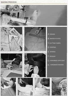 Boho Beach Wedding Dress - Long Sleeve Lace Gown Customizable | Femstylo