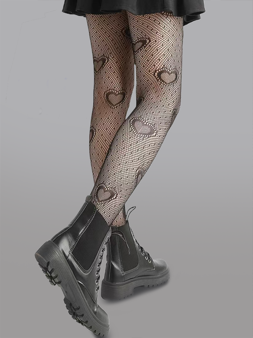 Heart Dots Tights for Flirty Fashion Moments