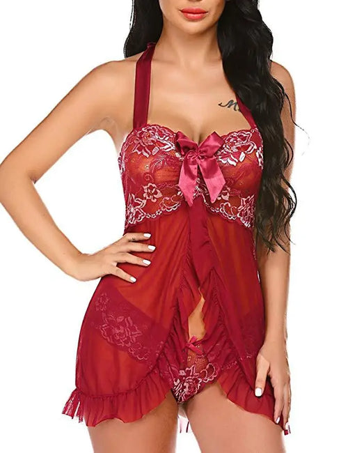 Blush Secrets Lace Babydoll (Colors)