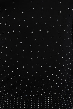 Long Sleeve Rhinestone Dress