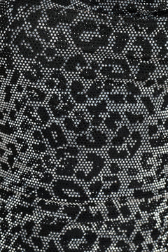 Cowl Neck Rhinestone Mini Dress