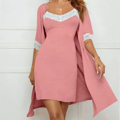 Pajama Suit Lace Women