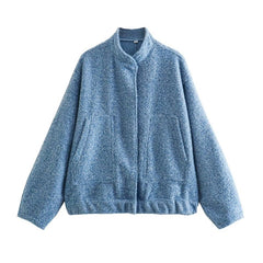 N.O.W. Blue Autumn Casual Jacket