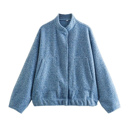N.O.W. Blue Autumn Casual Jacket