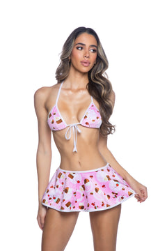 Cuddle Bikini & Skirt 3Pc Set