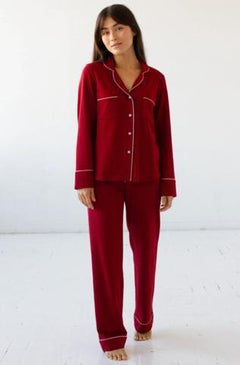 Classic Luxury Pajamas in Brushed Pima Cotton