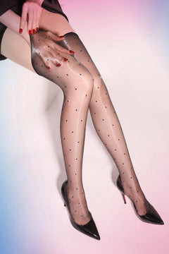 Timeless Dots Thigh Highs for Bold Confidence