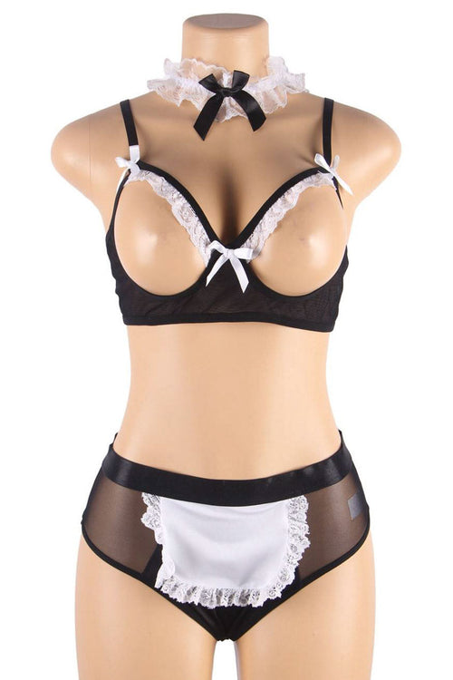 Maid Muse: Captivating Fantasy Lingerie Ensemble