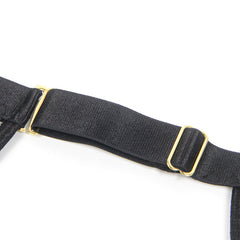 Pleather Deep V Halter Chemise