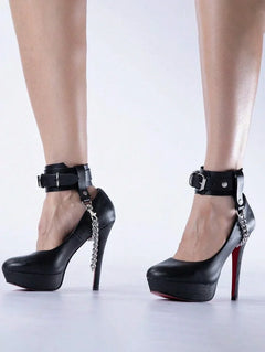 Bound to You Anklets – Adjustable Leather Cuffs