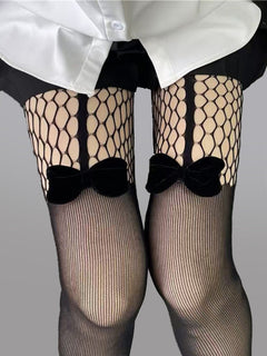 Charming Butterfly Knot Thigh-Highs for Women