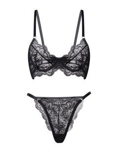 Exquisite Lace Lingerie Set