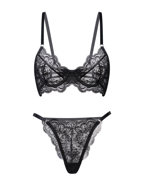 Exquisite Lace Lingerie Set