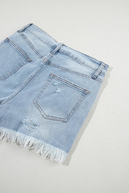 Hannah's Essential High Waist Denim Shorts