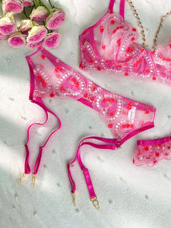 Gabrielle Love Chain Lingerie Set